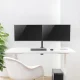 Maclean MC-884 Dual Monitor Desk Mount, 17-32\", 2x 8kg, Black