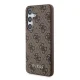 Guess Samsung Galaxy A35 Case 4G Metal Gold Logo, Brown