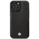 Чехол BMW для iPhone 14 Pro Max BMHMP14X22RFGK Leather Diamond Pattern Черный