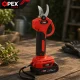 OPEX TOOLS OPX28004 Akumulatora zaru šķēres 21V, 25mm, 2x 1.5Ah akumulatori