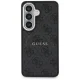 Чехол Guess 4G Embossed Ring MagSafe для Samsung Galaxy S26, черный