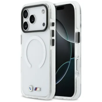 BMW M IML Shockproof aizsargvāciņš iPhone 17 Pro Max, caurspīdīgs