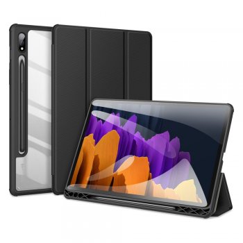 Samsung Galaxy Tab S7 (SM-T870 / T875) / S8 (SM-X700 / SM-X70) Dux Ducis Toby Smart Book Cover Case, Black | Planšetes...