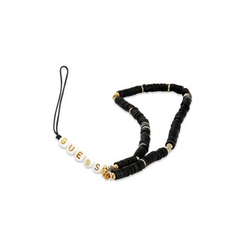 Guess pendant GUSTPEARK Phone Strap black/black Heishi Beads
