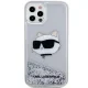 Чехол Karl Lagerfeld для iPhone 12 / 12 Pro KLHCP12MLNHCCS Серебристый