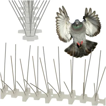 Metal Bird and Pigeon Repellent Spikes 50x11x4 cm