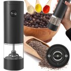 Electric Salt and Pepper Grinder with Adjustable Coarseness and LED