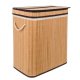 Bambusa veļas grozs - divu nodalījumu Ruhhy 24269 | Bamboo Laundry Basket