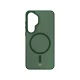 Чехол 3mk Smoke MagCase для Samsung Galaxy S24 с MagSafe, полупрозрачный зеленый