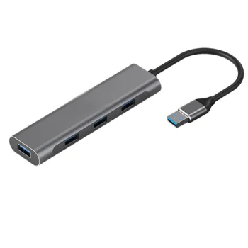 Адаптер Extra Digital USB 3.0 - 4 x USB 3.0, серый