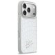 Karl Lagerfeld Croco KL Script Logo MagSafe чехол для iPhone 17 Pro Max - серебристый