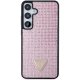 Samsung Galaxy S24+ Plus (SM-S926) Guess Rhinestone Triangle Case Cover, Pink