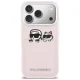 Karl Lagerfeld Karl & Choupette чехол с принтом и карманом для iPhone 17 Pro – розовый