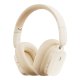 Baseus Bowie H1i Wireless Bluetooth Over-Ear Headphones, White | Bezvadu uz Auss Liekamas Austiņas Ausis ar Mikrofonu