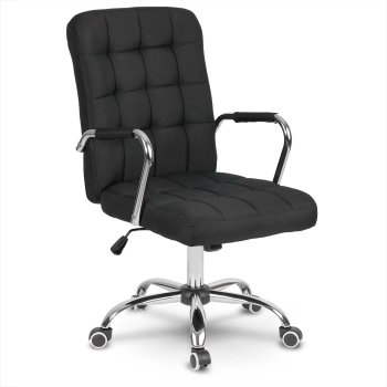 Sofotel Benton Fabric Office Chair, Black