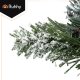 Искусственная новогодняя елка на стволе 1,8м Ruhhy 26667, заснеженная