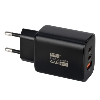 Newell GaN 65W Wall Charger, 2x USB-C, 1x USB-A, PD / QC