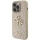 Guess iPhone 15 Pro Case Fixed Glitter Big 4G, Gold