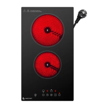 AMZCHEF CE-T-32CB2xyP200-AC keraamiline pliidiplaat, 2 keeduala