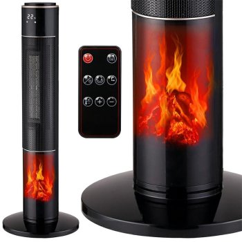 Kamīna ventilatora sildītājs