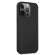 Mercedes-AMG Leather Hot Stamped vāciņš iPhone 13 Pro / 13 - Melns