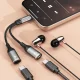 Адаптер Dudao L13C+ 2-в-1 USB-C на два USB-C, серый