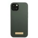 Guess Silicone Logo Plate MagSafe Case for iPhone 13, Green