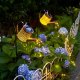 Solar garden watering can lamp