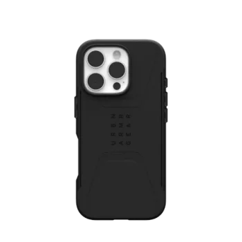 UAG Civilian Magsafe iPhone 16 Pro futrālis - melns | Case Black
