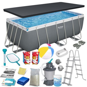 Bestway Power Steel karkasa baseins 412x201x122 cm, 17-in-1 komplekts