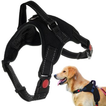 Durable No-Pull Dog Harness with Handle, Reflective, Size XL