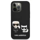 Karl Lagerfeld Silicone Karl & Choupette Case for iPhone 13 Pro / 13 Black