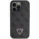 Guess iPhone 14 Pro vāciņš Crossbody 4G Metal Logo, melns