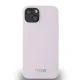 DKNY iPhone 14 Case Liquid Silicone Small Metal Logo MagSafe, Pink
