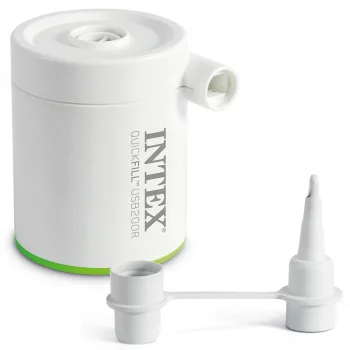 Электрический насос Intex Quick-Fill с USB-A 5V/2A, 2 насадки
