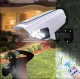 Saules LED lampa ar 77 diodēm un novērošanas kameras mulāža, imitācija, balta