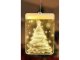 3D LED Window Stained Glass, Christmas Decoration, Warm Light