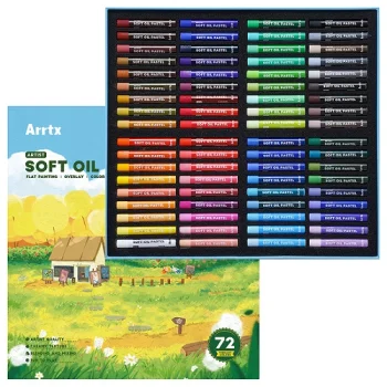 Eļļas pasteļu komplekts ARRTX, 72 krāsas