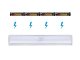 Self-Adhesive LED Light with Motion and Twilight Sensor, Silver