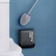 Silicone Toilet Brush Set 2-in-1 DA189, Black