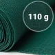 Plonos Shading Net 1.5x25m 110 g/m² Privacy Screen + 50 Clips, Green