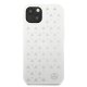 Mercedes iPhone 13 mini vāciņš Silver Stars Pattern, balts
