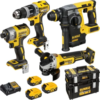 Akumulatora instrumentu komplekts DeWalt DCK422P3-QW 18V XR (3x 5.0 Ah)