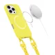 Чехол Tech-Protect для iPhone 16 Pro Max MagNecklace MagSafe с ремешком, желтый