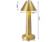 Wireless LED Table Lamp, Touch Control, 3 Light Modes, Gold