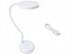 Elastīga LED galda lampa ar skārienvadību un USB-C, balta
