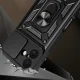 Чехол Hybrid Armor Camshield для iPhone 17 с подставкой и защитой камеры, черный