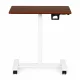 Modernhome Regulējams Portatīvā Datora Galds uz Riteņiem 71x48 cm Brūns
