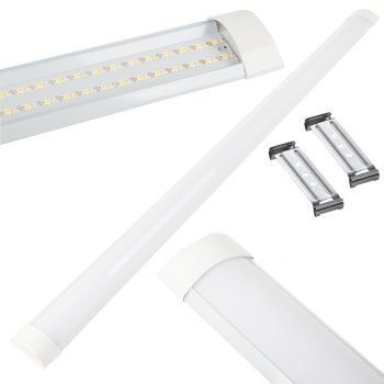 Накладной LED светильник 120см 28Вт, теплый белый