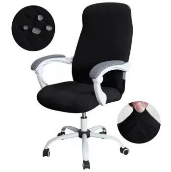 Office chair cover black